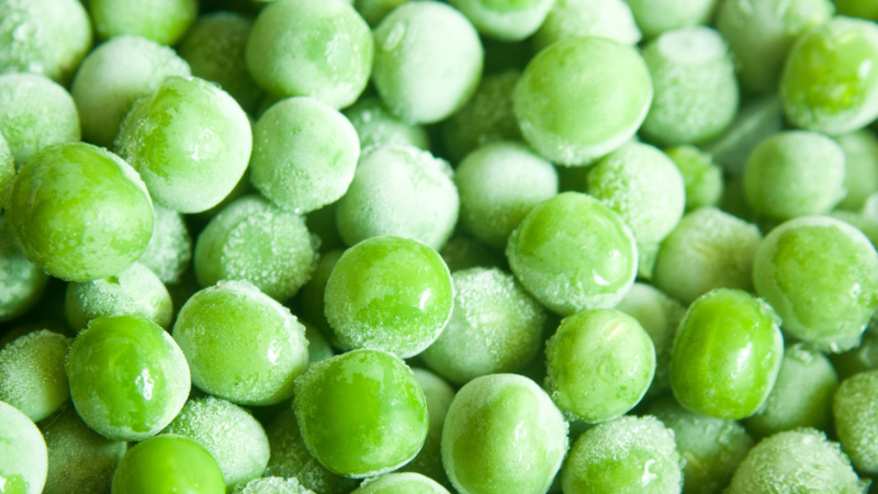 frozen peas were key to starting the frozen food industry