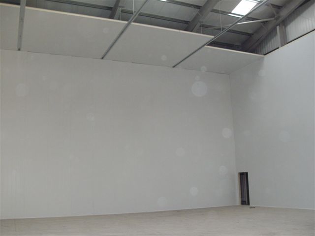 Internal panel work or finished space: