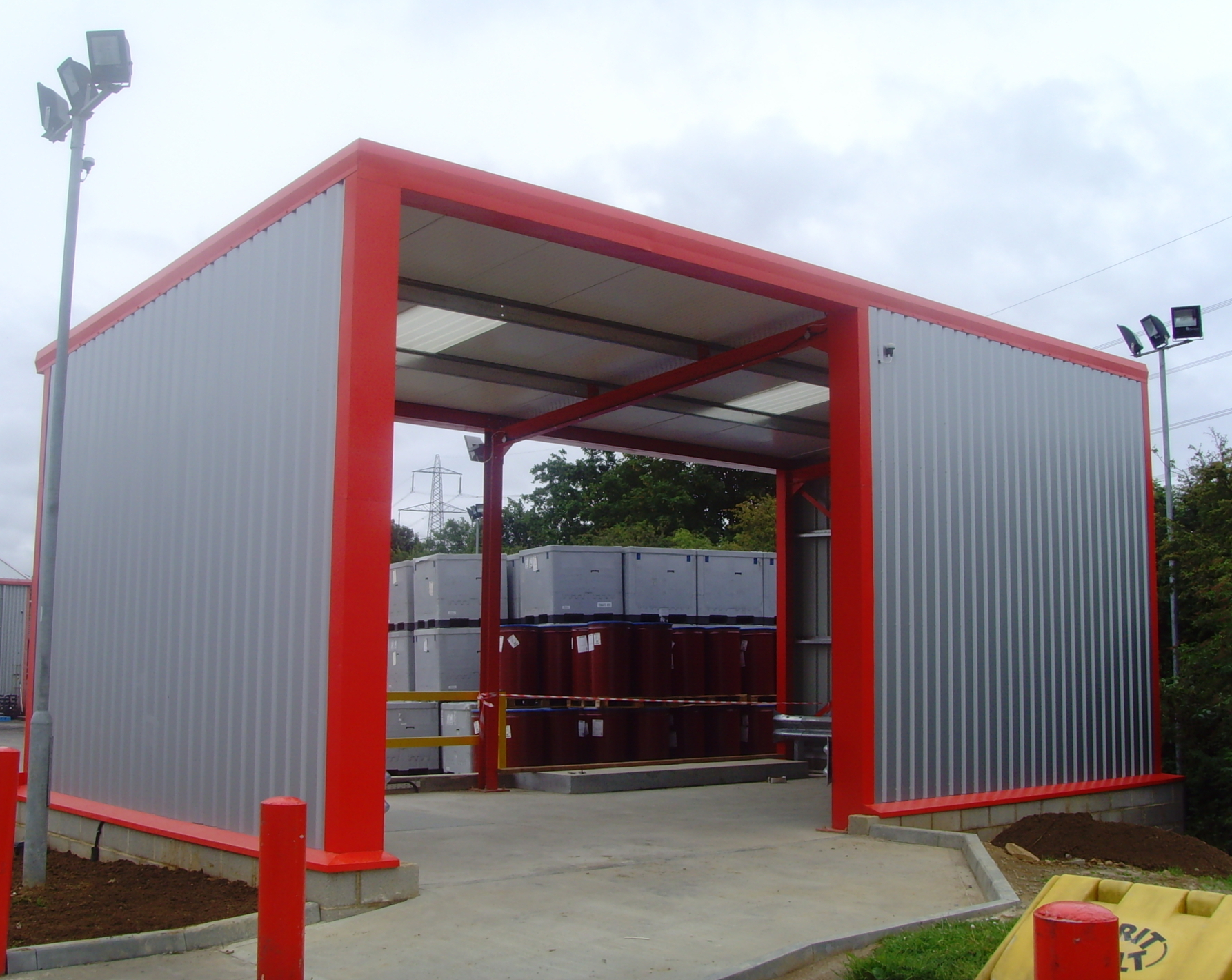 Dry Goods Dock & Canopy Installation